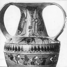 AMPHORA, NECK (ATHENIAN, BLACK-FIGURE)