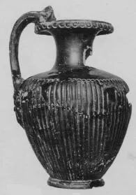 OINOCHOE (ETRUSCAN, BLACK GLAZE)