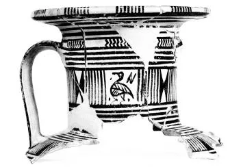 AMPHORA, NECK, FRAGMENT (CORINTHIAN GEOMETRIC, OUTLINE)