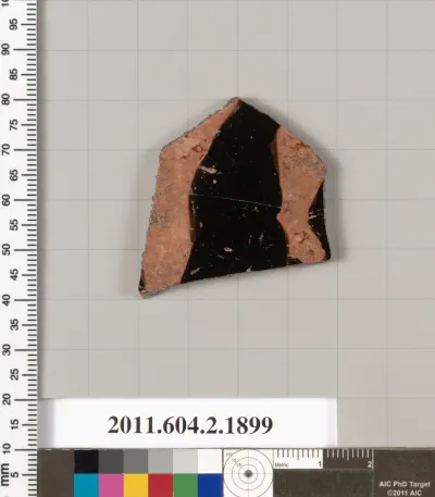 Terracotta fragment of a skyphos (deep drinking cup)