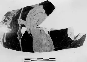 HYDRIA, FRAGMENT (ATHENIAN, RED-FIGURE)