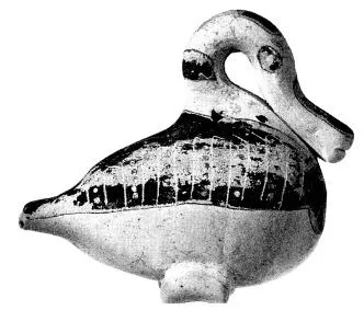 FIGURE VASE (ETRUSCO-CORINTHIAN)