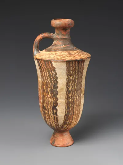 Terracotta lekythos (oil flask)