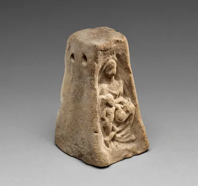 Loom weight with (A) Mother and Child and (B) Apotropaic Figure