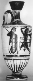 LEKYTHOS (ATHENIAN, BLACK-FIGURE)