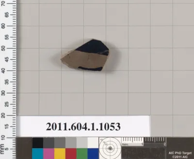 Terracotta fragment of a kylix (drinking cup)