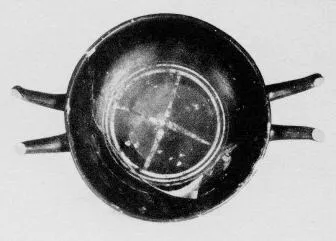 CUP (ETRUSCAN, BLACK GLAZE)