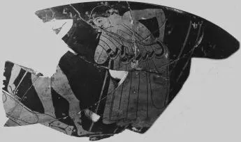 CUP, FRAGMENT (ATHENIAN, RED-FIGURE)