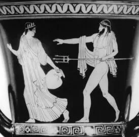 KRATER, CALYX (ATHENIAN, RED-FIGURE)