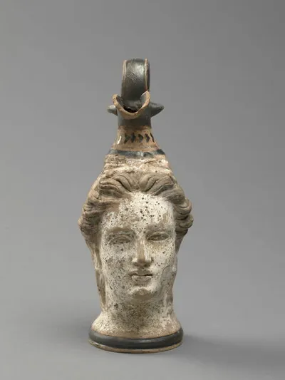 vase plastique ; œnochoé