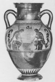 AMPHORA, BELLY, TYPE B (ATHENIAN, BLACK-FIGURE)