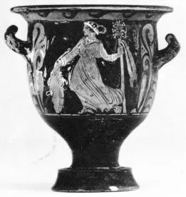 KRATER, BELL (SOUTH ITALIAN, CAMPANIAN, RED-FIGURE)