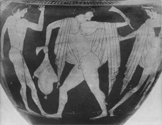 KRATER, COLUMN (ATHENIAN, RED-FIGURE)