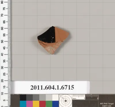 Terracotta fragment of a kylix (drinking cup)