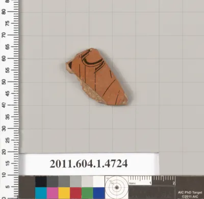 Terracotta fragment of a kylix (drinking cup)