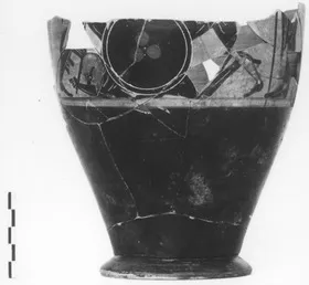 LEKYTHOS, FRAGMENT (ATHENIAN, BLACK-FIGURE)