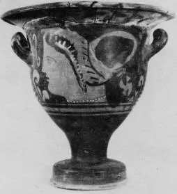 KRATER, BELL (SOUTH ITALIAN, CAMPANIAN, RED-FIGURE)
