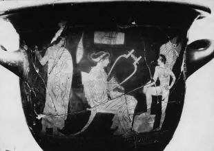 KRATER, BELL (ATHENIAN, RED-FIGURE)