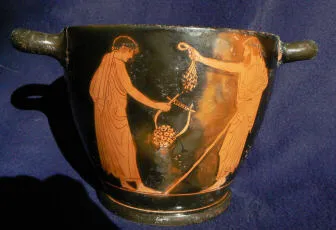 SKYPHOS (ATHENIAN, RED-FIGURE)