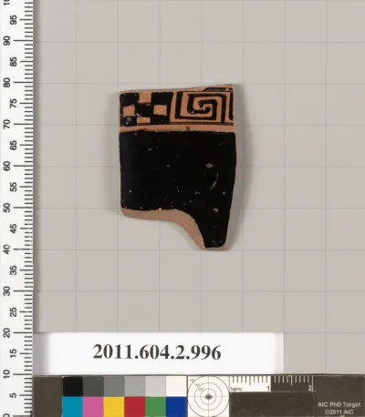 Terracotta fragment of an oinochoe (jug)