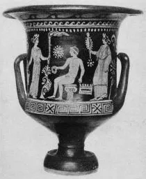 KRATER, CALYX (SOUTH ITALIAN, LUCANIAN, RED-FIGURE)