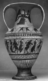 AMPHORA, NECK (ATHENIAN, BLACK-FIGURE)