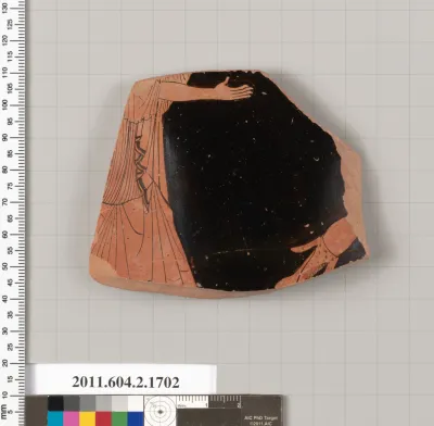 Terracotta fragment of a skyphos (deep drinking cup)