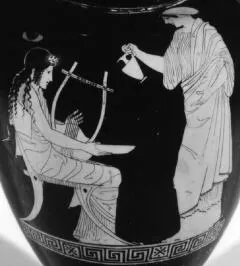 AMPHORA, NECK (ATHENIAN, RED-FIGURE)