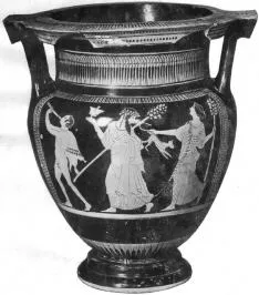 KRATER, COLUMN (ATHENIAN, RED-FIGURE)