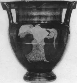 KRATER, COLUMN (ATHENIAN, RED-FIGURE)