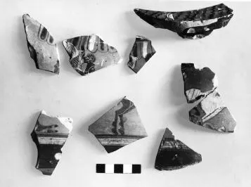 KRATER, COLUMN, FRAGMENTS (CORINTHIAN, BLACK-FIGURE)