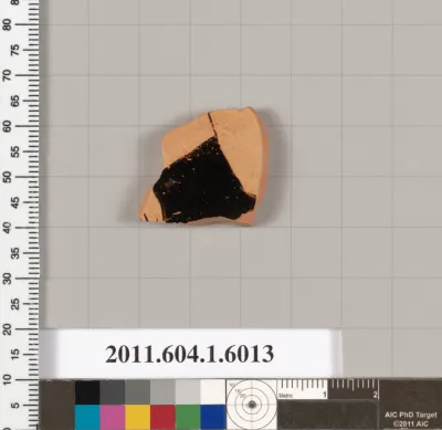 Terracotta fragment of a kylix (drinking cup)