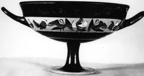 CUP, LITTLE MASTER BAND (ATHENIAN, BLACK-FIGURE)