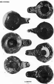 LAMP (ATHENIAN, BLACK GLAZE)