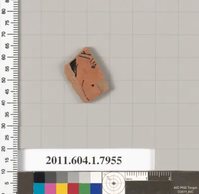 Terracotta fragment of a kylix (drinking cup)