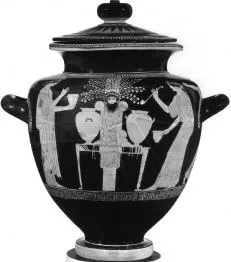 STAMNOS (ATHENIAN, RED-FIGURE)