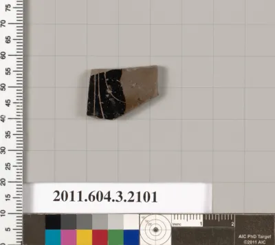 Terracotta fragment of a kylix (drinking cup)