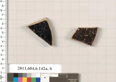 Terracotta fragments of open shapes