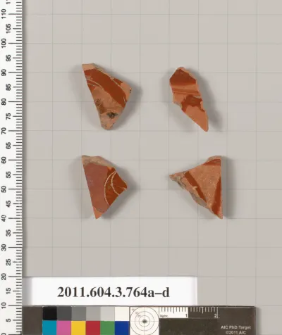 Terracotta fragments of a neck-amphora (jar)