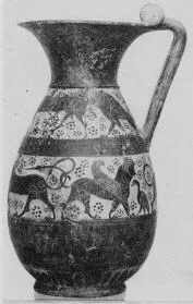 OLPE (ITALO-CORINTHIAN, BLACK-FIGURE)