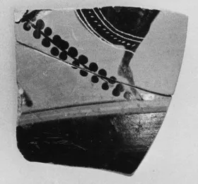 OINOCHOE, FRAGMENT (ATHENIAN, BLACK-FIGURE)