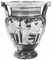 KRATER, COLUMN (ATHENIAN, RED-FIGURE)