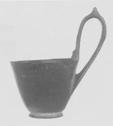 KYATHOS (ETRUSCAN, BUCCHERO)