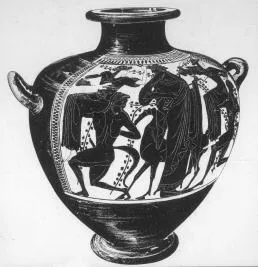 HYDRIA (ATHENIAN, BLACK-FIGURE)