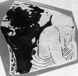 KRATER, BELL, FRAGMENT (ATHENIAN, RED-FIGURE)