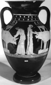 AMPHORA, BELLY, TYPE B (ATHENIAN, RED-FIGURE)