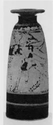 COLUMBUS ALABASTRON (ATHENIAN, BLACK-FIGURE)