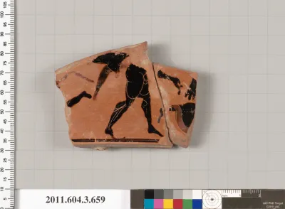 Terracotta fragment of a volute-krater (bowl for mixing wine and water)