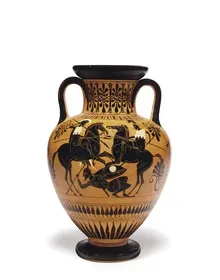 AMPHORA, NECK (ATHENIAN, BLACK-FIGURE)