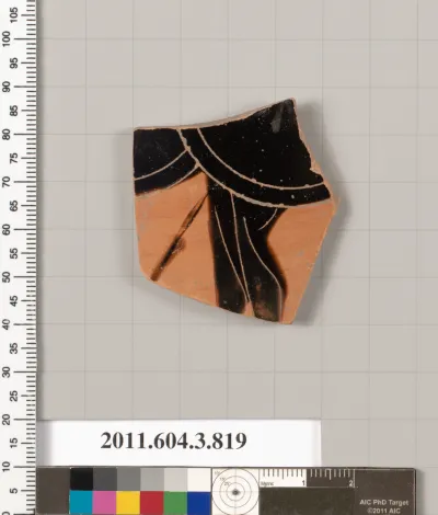 Terracotta fragment of a lekythos (oil flask)